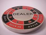 Spinning Dealer Button