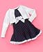 Apparel : Sweet Heart Rose Little Girl Pleated Dress with Cardigan