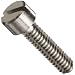 303 Stainless Steel Machine Screw, Metric, Flat Fillister Head, Slotted Drive, Plain Finish, Meets NAS Specifications, Right Hand Threads, Made In US