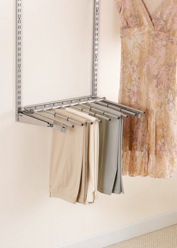 Rubbermaid 3J06 Configurations Seven-Pair Pants Rack, Titanium