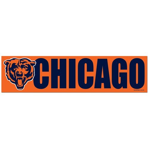 NFL Football Chicago Bears Bumper Sticker (2-Pack)