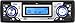 DK Digital DCR-M 6000 Tuner mit abnehmbarem MP3-Player 1 GB schwarz