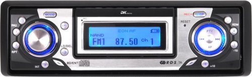 DK Digital DCR-M 6000 Tuner mit abnehmbarem MP3-Player 1 GB schwarz