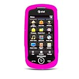 Solid Hot Pink Silicone Skin Gel Cover Case For Samsung Solstice II A817