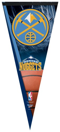 NBA Denver Nuggets Premium Quality Pennant 17-by-40 inch