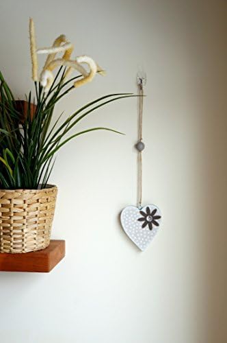 Wood heart sign, wod heart decor, heart ornament, heart wall art, flower wall decor, window decor, kitchen decor