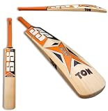 SS Sunridges Orange English Willow Cricket Bat, Short Handle, Medium Weight