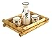 Glazed Ceramic 3 Pcs Japanese Sake Set In Gift Box