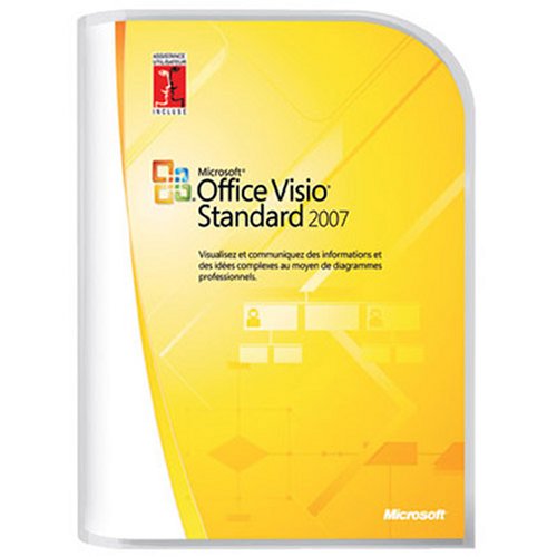 Childrens Toyshop  Logiciels : Microsoft Office Visio Standard 2007 - Ensemble de mise à niveau de version - 1 PC - CD - Win - français
