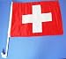 Suchen : 2er Set Autofahne Schweiz