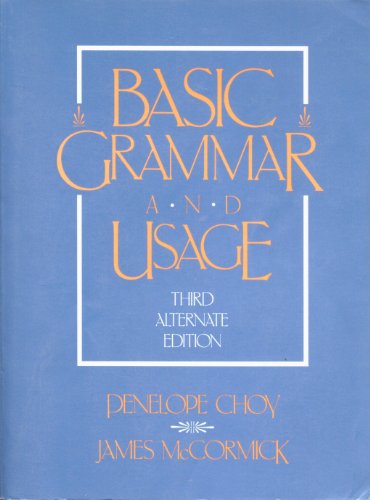 basic grammar and usage