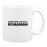 New  Everyone Loves Romanian  Romania Mug Country