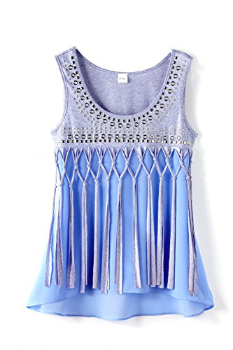 Millyer レディース ノースリーブ 　シャツワンピース ワンピ   ノースリーブ  Tシャツ  　タッセル　リベット　フリンジワンピース  ブラウス シャツ 　ホワイトとブッラクとブルーの3色選べる　Ｓ/Ｍ/Ｌ