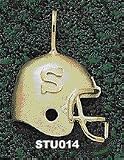 Stanford Univ S Helmet Charm/Pendant -14K/10K, Stainless Steel or Gold Plated