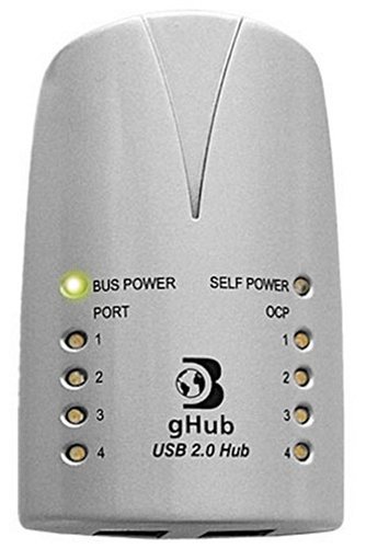 Dr. Bott gHub 2.0 Silber, 4-Port USB2 Hub, 230 V Euro