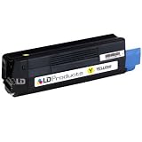 LD © Okidata C6000/C6050 Series Compatible 43324466 Yellow Laser Toner Cartridge