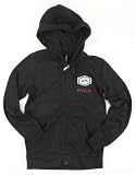 RVCA Hex Patch Men's Hooded Zip Sweatshirt - Black