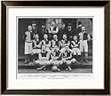 Aston Villa Football Team, 1894 Framed Art Poster Print by English Photographer, 29x25