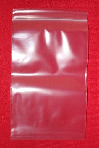 Resealable Zipper Storage Bag 5" x 8" Clear Plastic 4 Mil zip lock closure (100 pack)