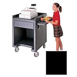 Cambro Equipment Stand W/ Right Side Rail, Black