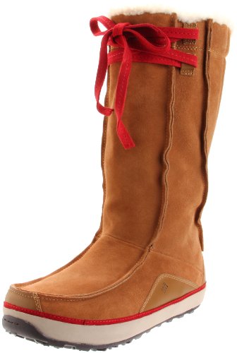 Columbia Sportswear Womens Mcqueen Cold Weather Boot,Chipmunk/ Chili Pepper,8 M US