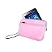 DURAGADGET Water Resistant Pretty Pink Neoprene Zip Case/Cover With Zip Accessory Pocket For New Samsung Galaxy Tab P1000 / ARM Cortex A8 1GHz / 512MB / 16GB / 7" Touch Screen / Android 2.2 Froyo / Tablet