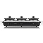 Crock-Pot SCRBC750-BS Trio Slow-Cooker Server, Black