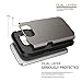Galaxy S6 Case, NOOT PRODUCTS® [Protector Series] Samsung Galaxy S6 Slim Case [Lifetime Warranty] Premium Hard Polycarbonate + Shock Absorbing TPU [360° Protection] Dual Layer Protective Case Cover for Galaxy S6 (2015) (BLACK-Black)