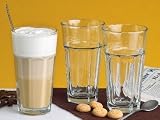 Produkt-Bild: Latte Macchiato 3 Gl&auml;ser - moderne hitzebest&auml;ndige Kaffeegl&auml;ser