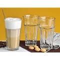 Latte Macchiato 3 Gl�ser - moderne hitzebest�ndige Kaffeegl�ser