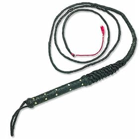 Leather Bull Whip 8 Feet Long