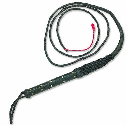 Leather Bull Whip 8 Feet Long