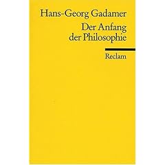 Der Anfang der Philosophie