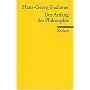 Der Anfang der Philosophie