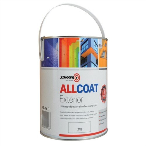 Best Price Zinsser ZINACEWH25L 2.5 Litre All Coat Exterior Primer