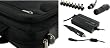 rooCASE 4n1 Combo - Acer Aspire One AOD250-1151 10.1-Inch with AC and DC Adapter Charger Home / Car / Airplane - Black Deluxe Bag