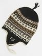 Handmade Pure Alpaca Natural Fiber Hat with Earflaps - South American Treasure Find (One-of-a-kind/medium Size)