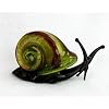 Green Glass Snail Ornament