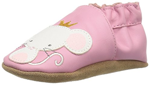 Robeez Girls' Princess Slip-On, Pink, 18-24 Months M US Infant