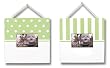 FRAME SET- WT/SAGE DOT/STRIPE - PICTURE FRAME SETS
