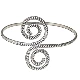 Birthday Gift for Her Sterling Silver Armlet 3.5 inches