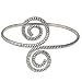 Birthday Gift for Her Sterling Silver Armlet 4 inches