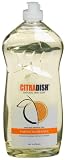 Citra Dish Natural Dish Soap Liquid, Valencia Orange, 25-Ounce Bottles (Pack of 12)