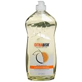 Citra Dish Natural Dish Soap Liquid, Valencia Orange, 25-Ounce Bottles (Pack of 12)