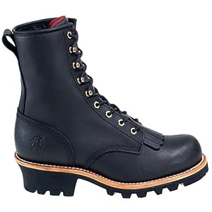 Chippewa Ladies Sportility 8 Insulated Ladies 'Logger Work Boots Black by Chippewa