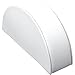FindingKing White Leather Bracelet Half Moon Display Ramp Stand