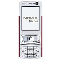 Nokia N95 Unlocked Cell Phone with 5 MP Camera, 3G, Wi-Fi, GPS, MP3/Video Player, MicroSD Slot--U.S. Version with Warranty (Silver/Red)