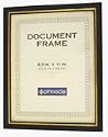 Pinnacle Frame 12LG22 8-1/2" x 11" Black Wood Frame, Case of 6