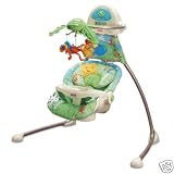 Fisher Price Rainforest Open Top Cradle Swing