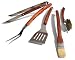 Strathwood Rosewood Handle 5-Piece BBQ Tool Set
